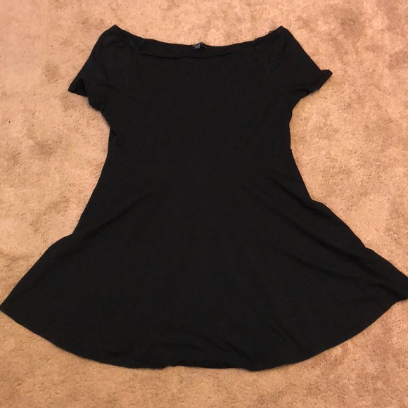 ASOS Curve Dresses & Skirts - BNWOT ASOS Black Off the Shoulder Skater Dress